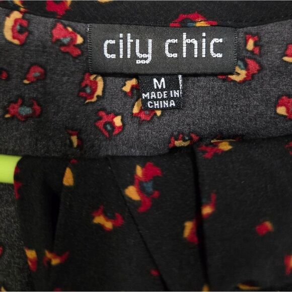 🐢 City Chic Black and Yellow-Size 18- Midi Dress. Like New! - Picture 13 of 13